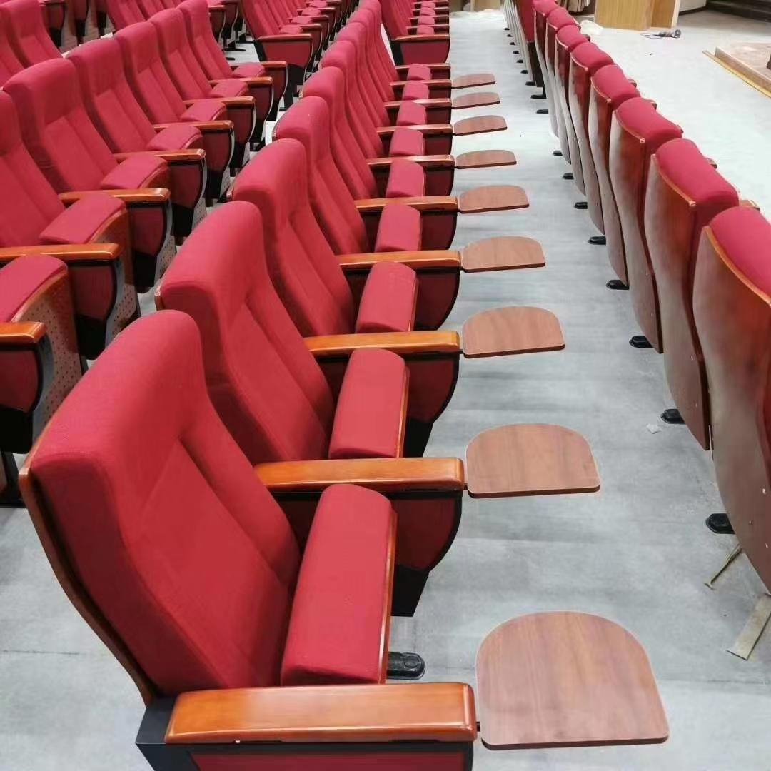巨豪报告厅座椅-礼堂椅-电影院阶梯布艺排椅图片