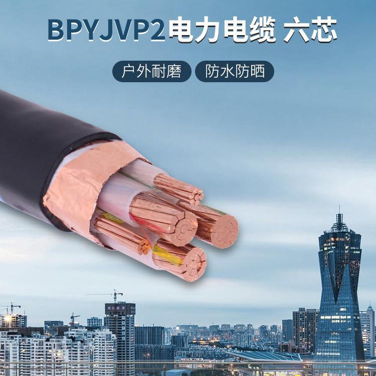 BPYJVP12R铜芯变频专用电缆 小猫牌 ZR-BPYJVP阻燃变频专用电缆