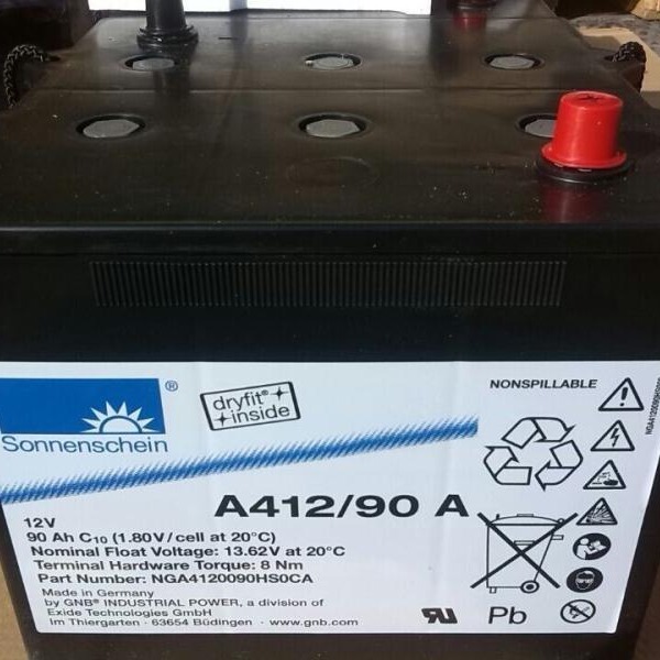 Sonnenschein进口德国阳光蓄电池A412/90A 德国阳光12v90AH蓄电池 纯进口胶体电池.阳光蓄电池图片