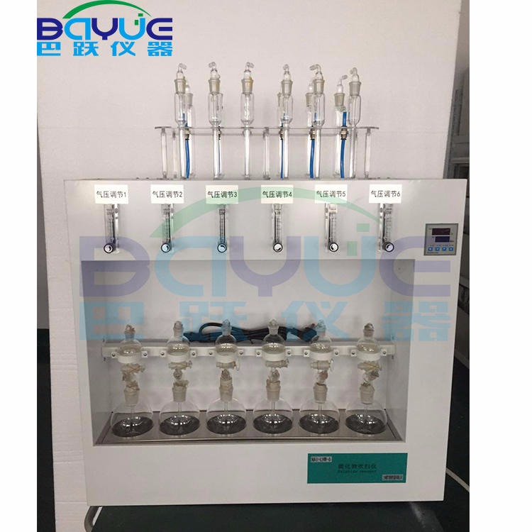 硫化物酸化吹气装置 水质硫化物酸化吹气仪BA-LHW6