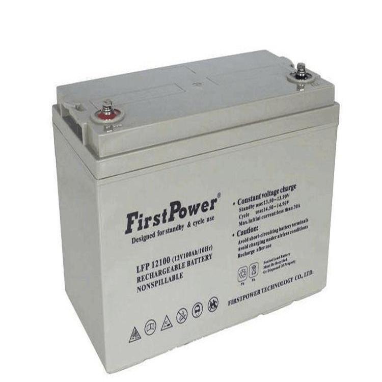 FirstPower一电蓄电池LFP12100 铅酸免维护一电12V100AH 直流屏UPS电源专用蓄电池 参数及价格