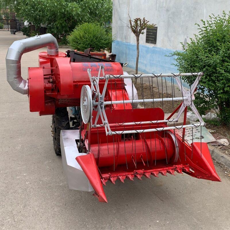 自走式小麦收割机 专业麦稻收割机 自动装袋麦子联合收割机
