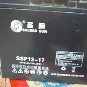 圣阳蓄电池SSP12-17 圣阳蓄电池12V17AH 铅酸免维护蓄电池 圣阳蓄电池厂家 UPS专用蓄电池