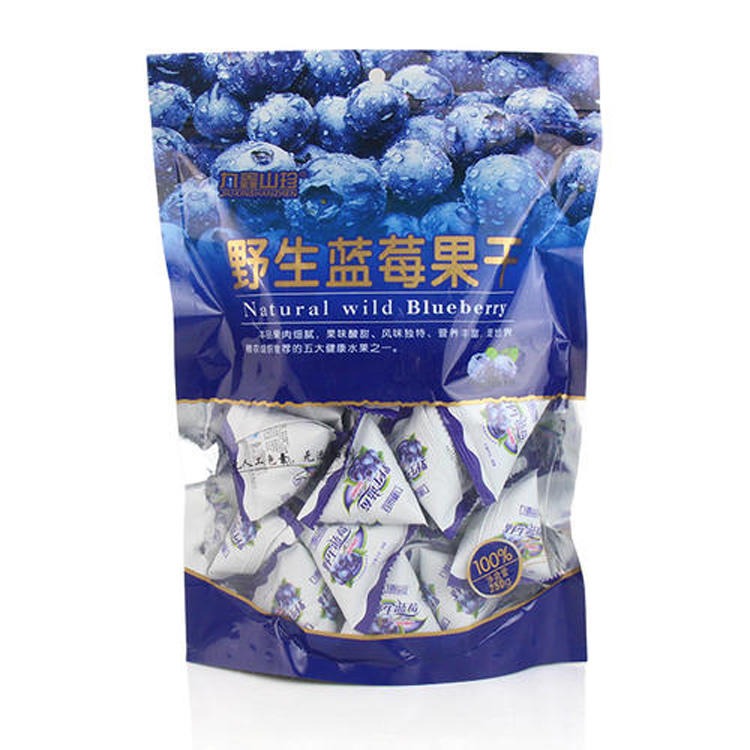 定制蓝莓干包装袋半斤一斤装加厚可加工休闲食品袋欢迎来电咨询龙硕图片