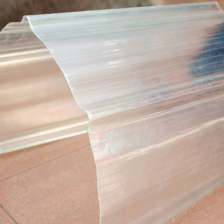 利高定制FRP采光瓦 透明采光板 860型树脂玻璃纤维彩钢房屋顶瓦图片