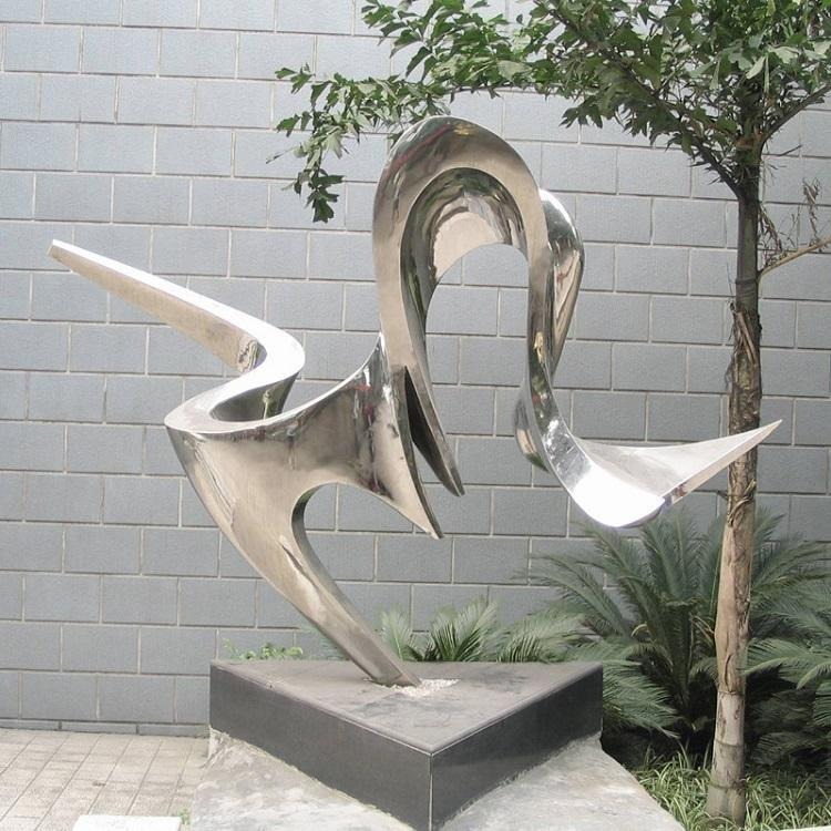 不锈钢雕塑 不锈钢抽象雕塑 校园雕塑 怪工匠
