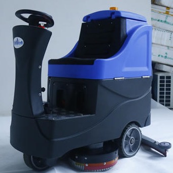 云浮电动洗地机 驾驶式洗地机 全自动电瓶洗地机 云浮超市地面洗地机图片