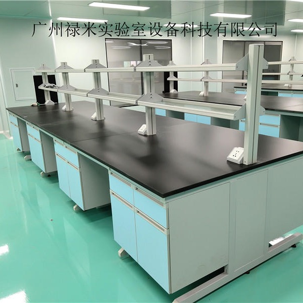 禄米实验室 钢木实验台 实验室边台 洗涤台 钢木操作台 实验室家具LM-SYT1450