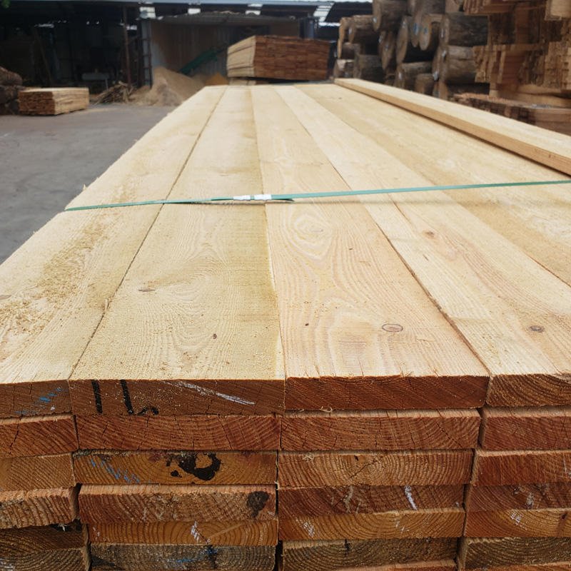 邦皓木材厂家加工批发落叶松实木方条工程跳板隔条松木