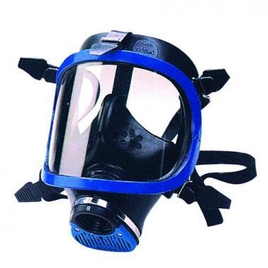 霍尼韦尔巴固1710643蓝色全面罩 双滤罐防毒面具