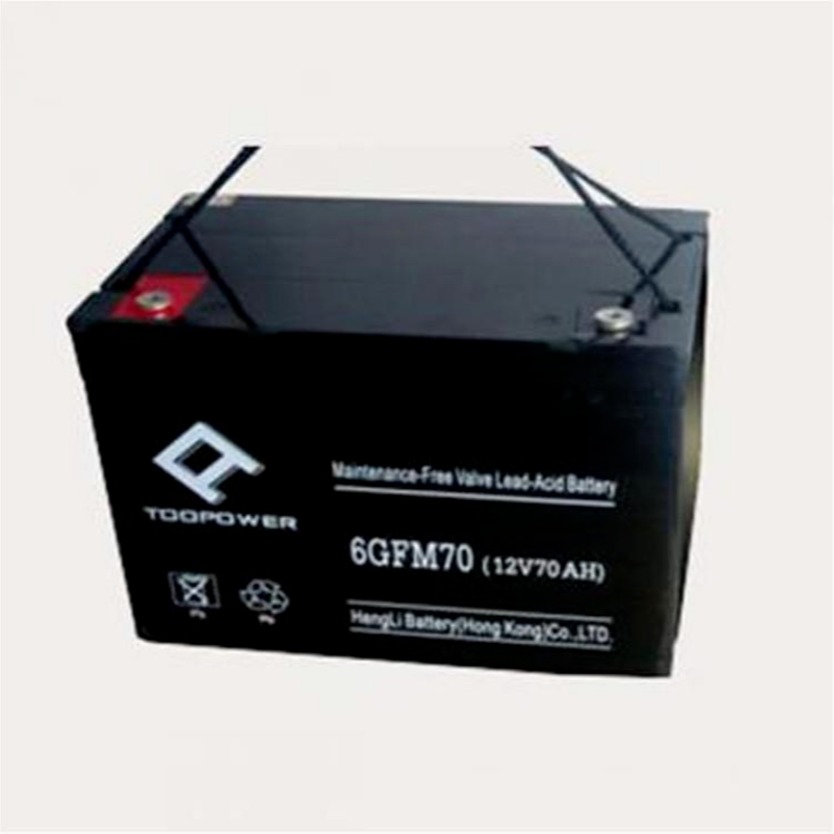 TOOPOWER蓄电池6GFM70 天力蓄电池12V70AH EPS/UPS不间断电源 太阳能系统专用