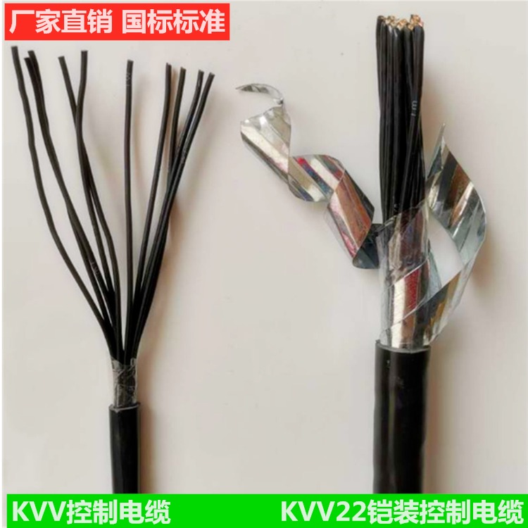 ZRC-KVVR22控制电缆 铠装控制电缆