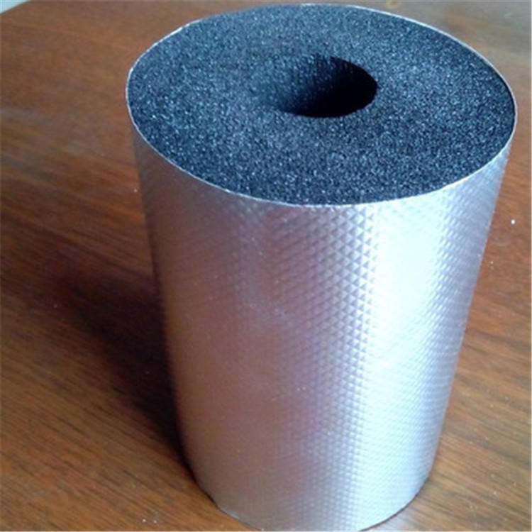 销售铝箔复合B1级橡塑保温管 阻燃橡塑海绵保温管
