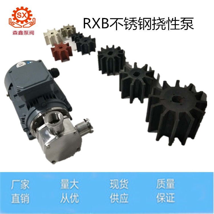 河北森鑫专业生产RXB-20防爆不锈钢挠性转子泵 齿轮泵加药 面糊挠性泵小体积大流量图片