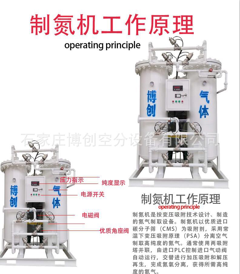 云南中小型10 20 100立方制氮设备|制氮机|食品氮气机|工业制氮机示例图3