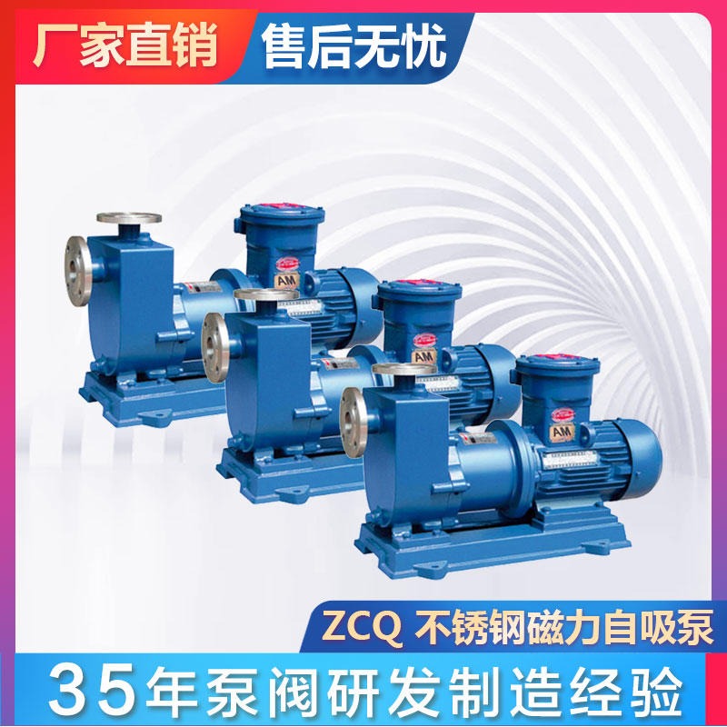 磁力泵生产厂家 腾龙 ZCQ耐腐蚀不锈钢磁力泵 磁力传动化工泵