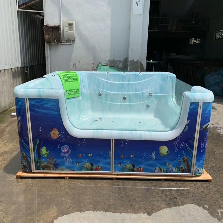 婴儿游泳馆专用设备 婴儿亚克力游泳池 小孩游泳设备厂家