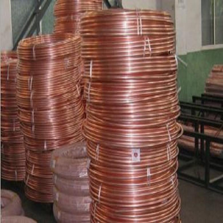 巴楚县铜管批发厂家 25mm紫铜直管 小口径紫铜盘管加工厂供货