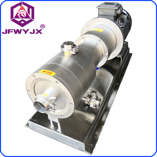 JFWYJX/骏丰伟业SRH3-200管线式高剪切乳化机 30KW三级乳化泵 高剪切分散乳化泵