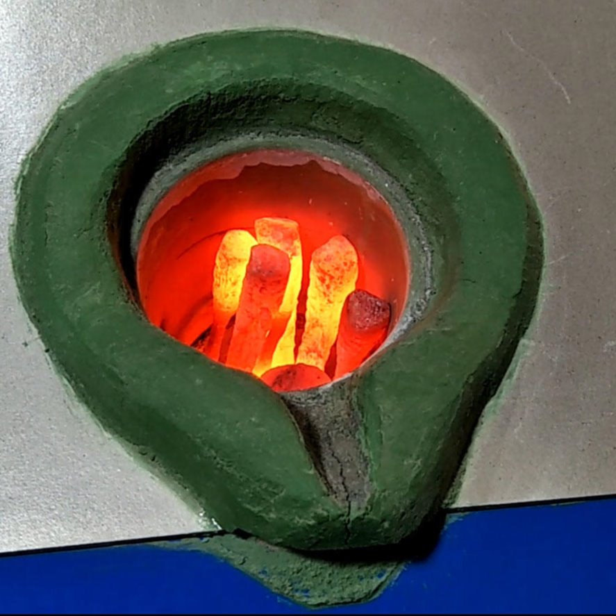 3kg铝 感应熔炼炉 中频熔炼炉 小型节能铝感应熔炼炉 手摇式小型实验室熔炼炉设备图片