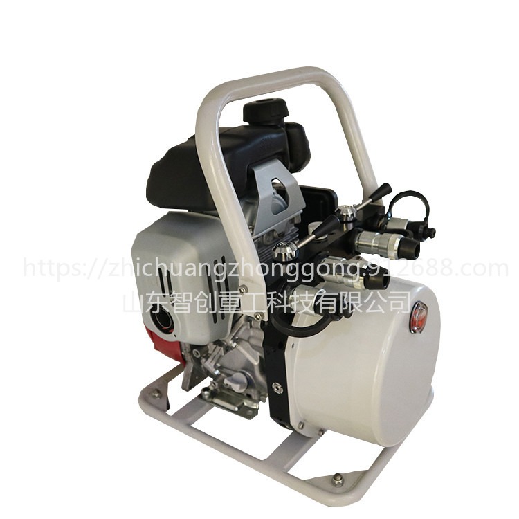 智创 ZC-1 消防液压机动泵 双管液压机动泵 双管重型双输出液压机动泵  图片