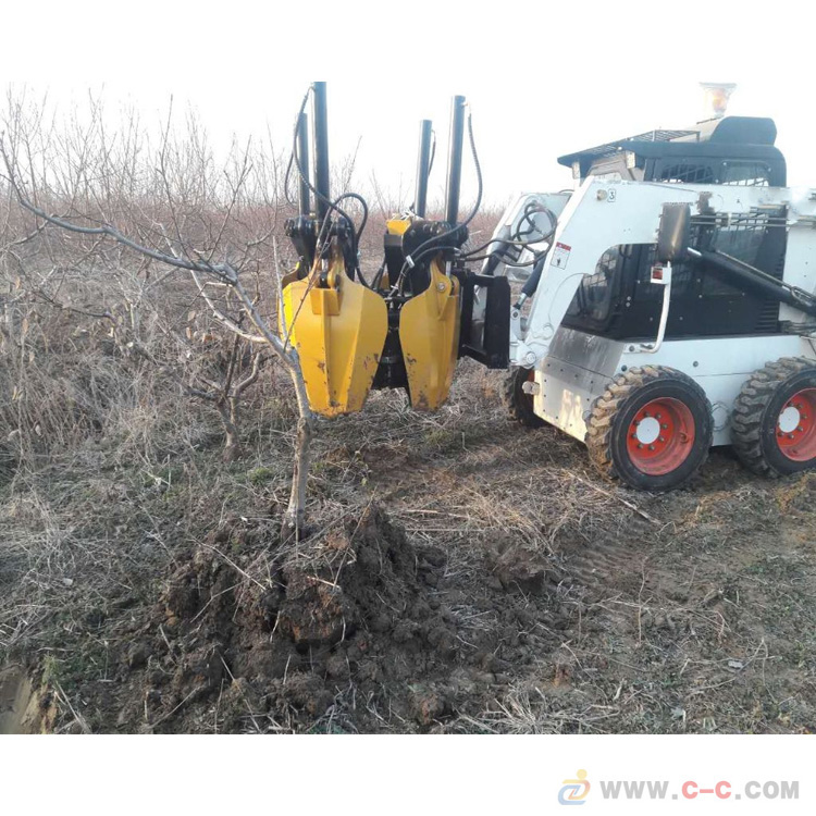 便携式铲式挖树机   3铲移树机厂家  苗圃园林移树机   浣熊