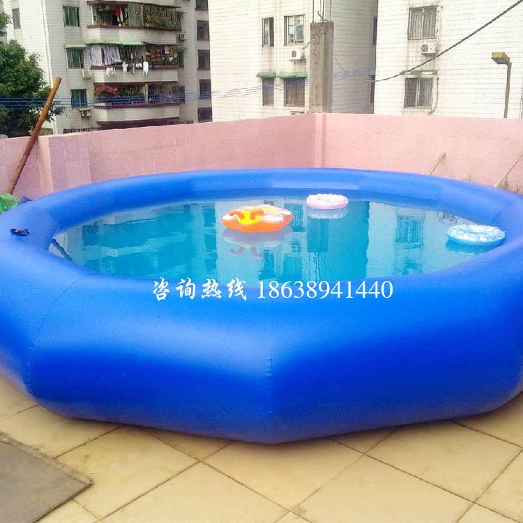 儿童充气水池游泳池水上玩耍  厂家 批发定做各种水池  PVC加厚