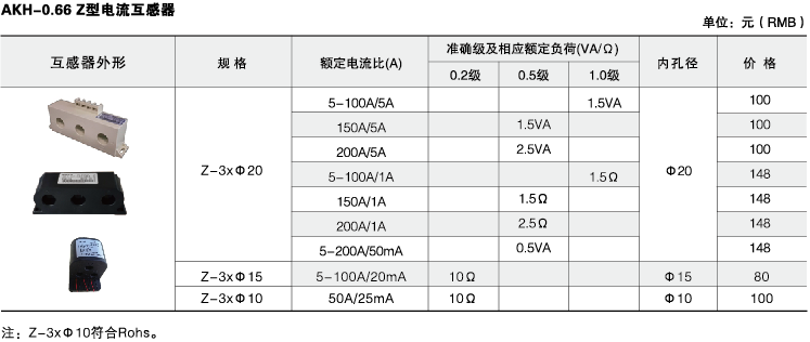安科瑞,测量型电流互感器,AKH-0.66-30I,额定电流比15-100/示例图39