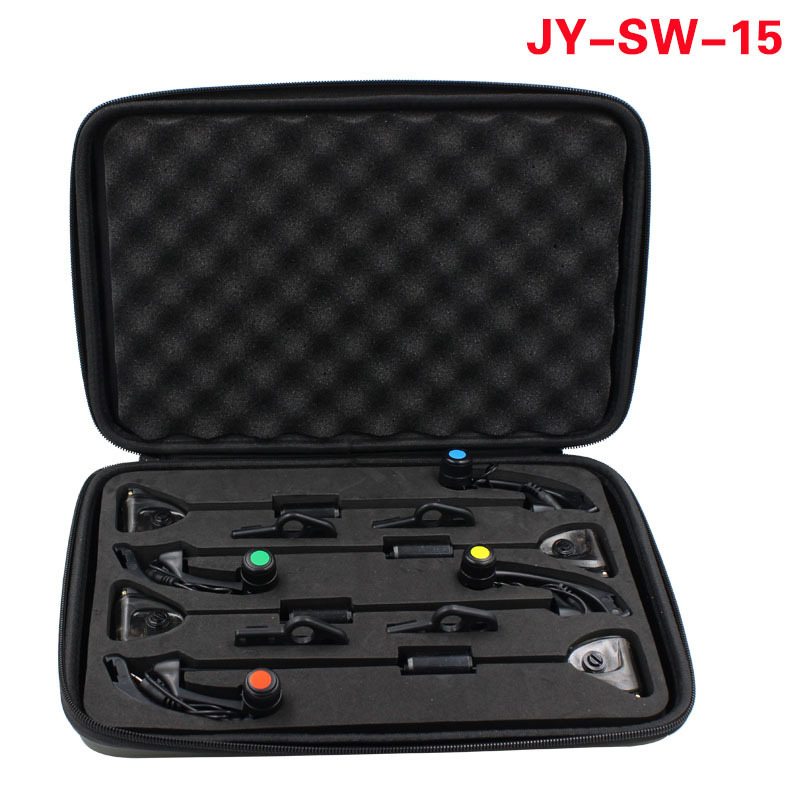 酷诺新款平夹嘴硬杆摇摆器套装JY-SW-15B欧式海竿报警器组件