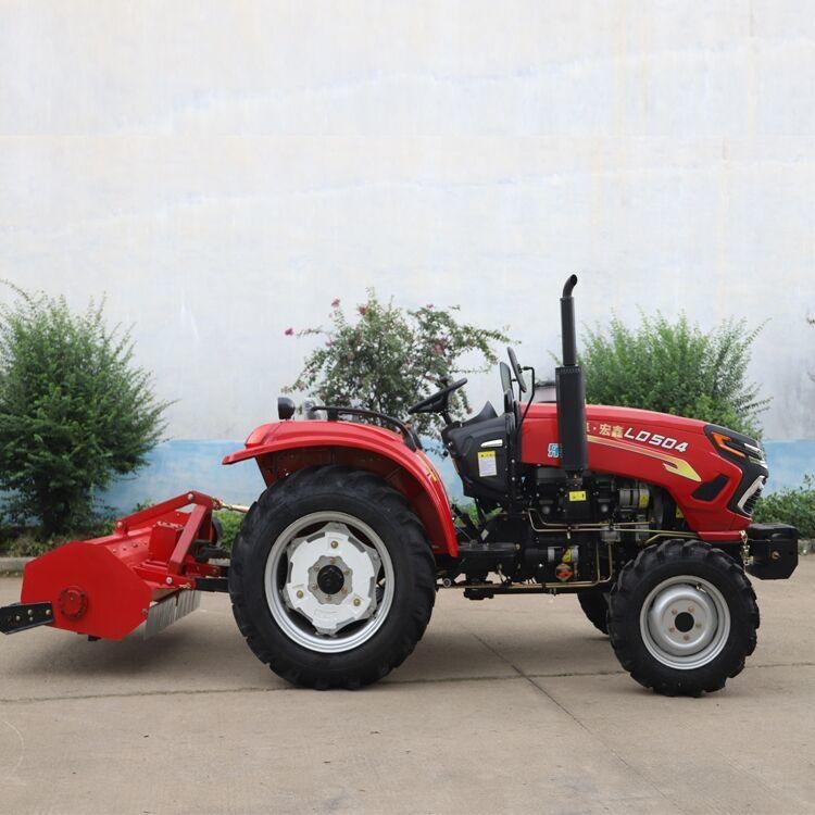 东方红动力四缸拖拉机 农用504东方红动力 窄轮距四轮果园大棚专用小型拖拉机