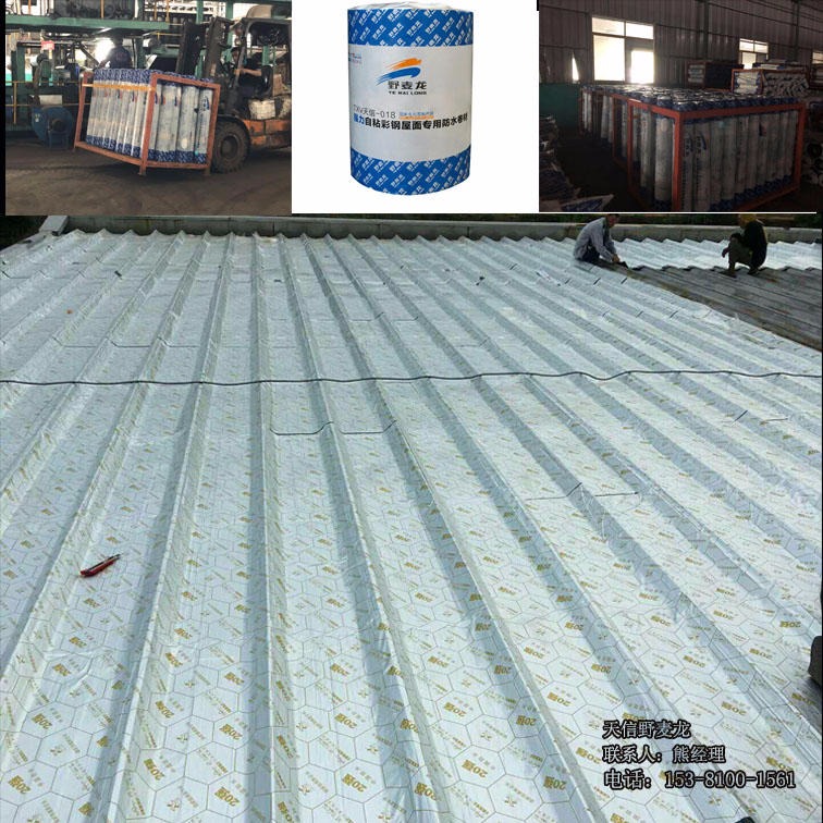 上海彩钢瓦自粘防水卷材厂家代理    天信防水