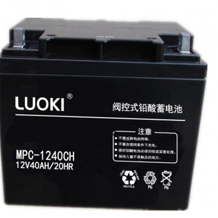洛奇蓄电池12V40AH  MPC12-40免维护蓄电池UPS电源专用 质保三年