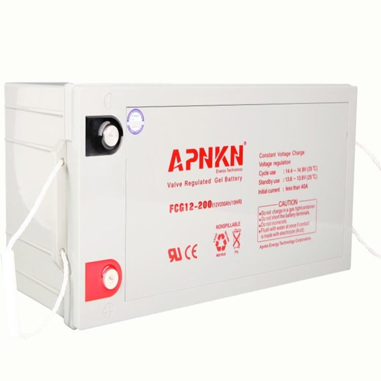 APNKN品克蓄电池FCG12-200机房铅酸免维护储能应急电源12V200AH参数齐全
