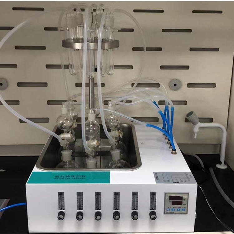 酸化吹气吸收装置	吹气变吸气装置BA-LHW6 水质硫化物的测定