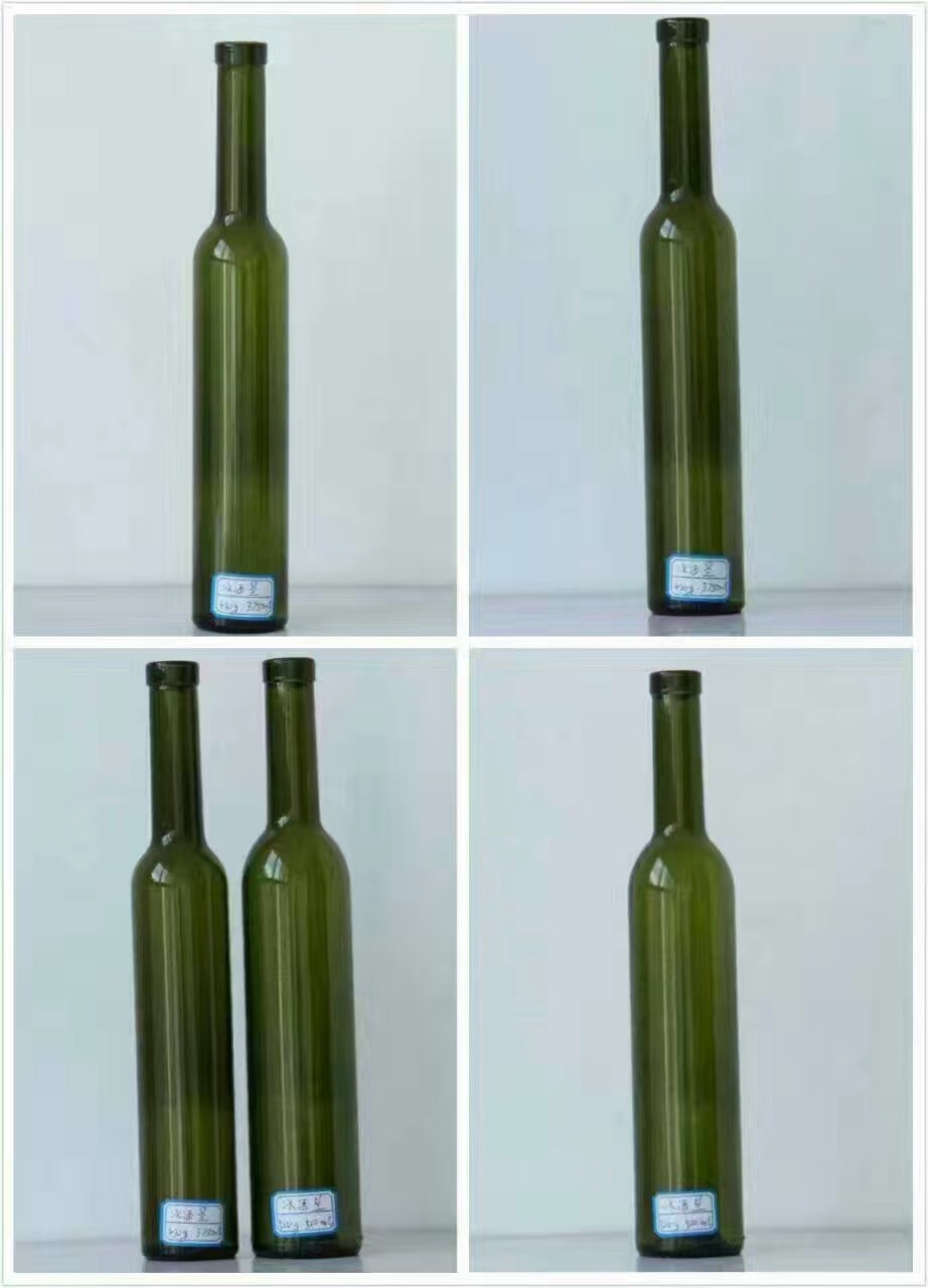 绿色 蓝宝石酒瓶500ml 圆形 蓝色瓶 玻璃瓶 蓝色酒瓶示例图6