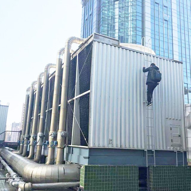 提供上海周边地区冷却塔维修保养服务 机械通风湿式冷水塔 更换电机风机减速机填料