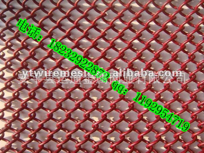 供应小孔勾花装饰网，金属螺旋网厂家、价格示例图6