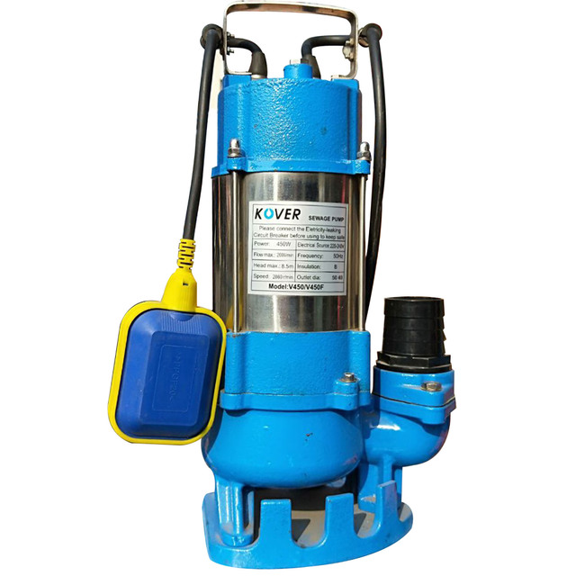 科沃尔水泵污水排污泵全自动潜水泵V450F高品质潜水泵带浮球水泵