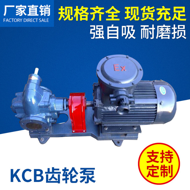 销售华海牌KCB-200齿轮式防爆电机输油泵2CY12/0.36防爆齿轮泵
