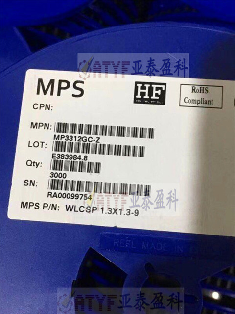 全新MP3312GC-Z  MP3310EQ-LF-Z MPS集成电路 电子元器件配单