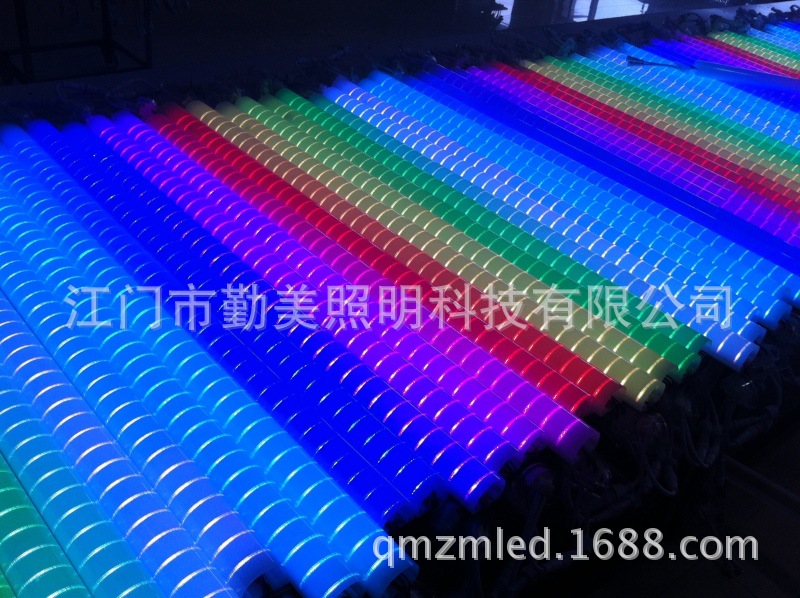 大量供应外控6段LED数码护栏管/彩色轮廓灯管