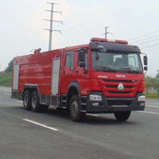 国五消防车,斯太尔16吨水罐消防车,湖北江南消防车厂家价格
