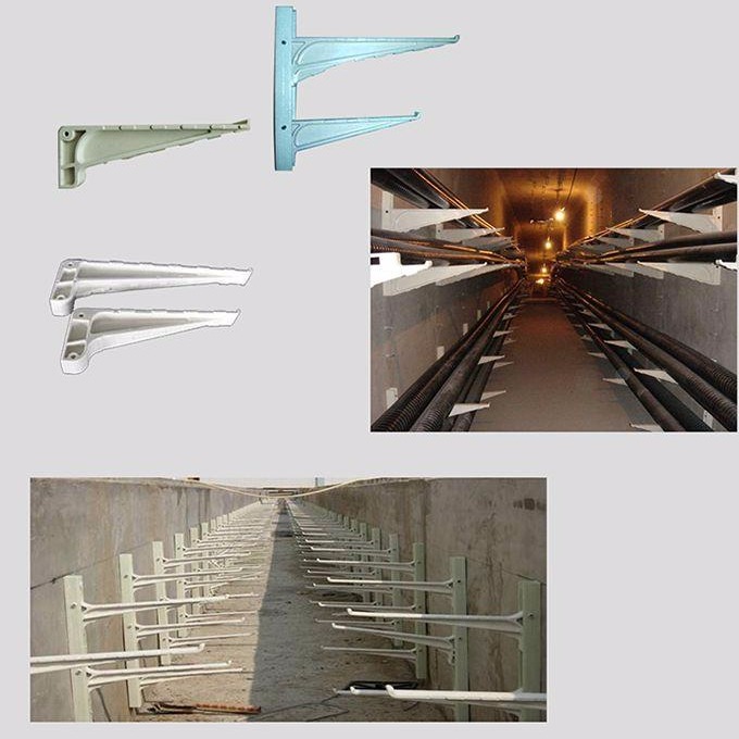 电缆线滚支架 玻璃钢电缆井支架 霈凯天然气支架高强度图片