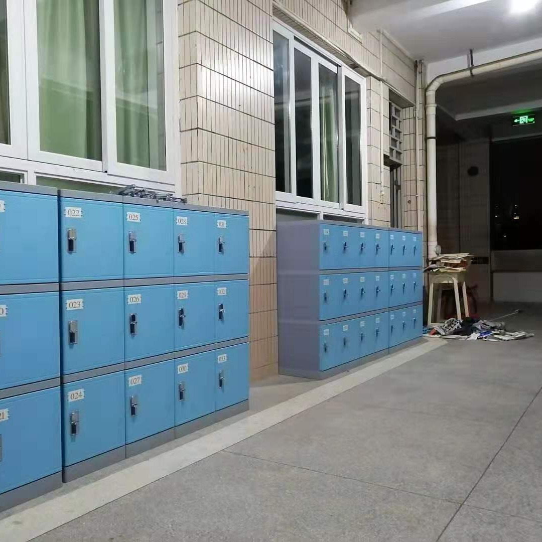供应宁夏学校ABS塑料学生柜-校园塑料书包柜-学生宿舍储物柜