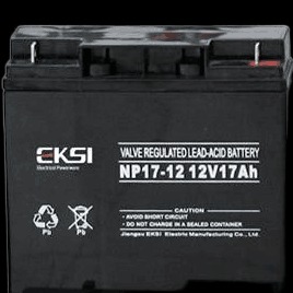 爱克赛蓄电池NP17-12 12V17AH免维护蓄电池 UPS电源专用 现货供应 批发价格