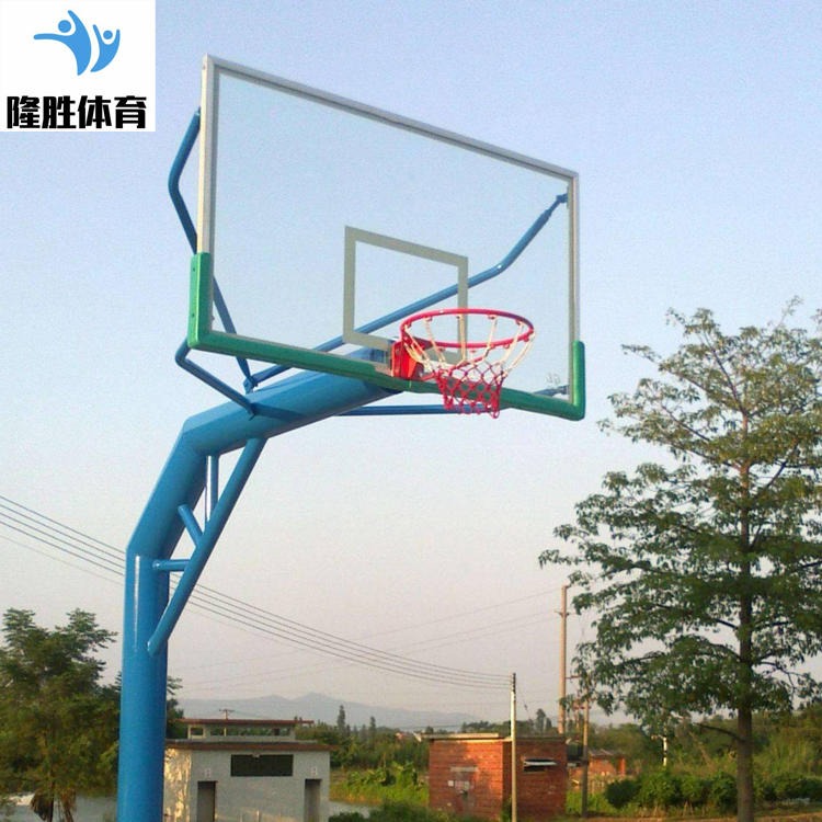 隆胜体育 厂家直销 篮球架 室外仿液压篮球架 样式齐全