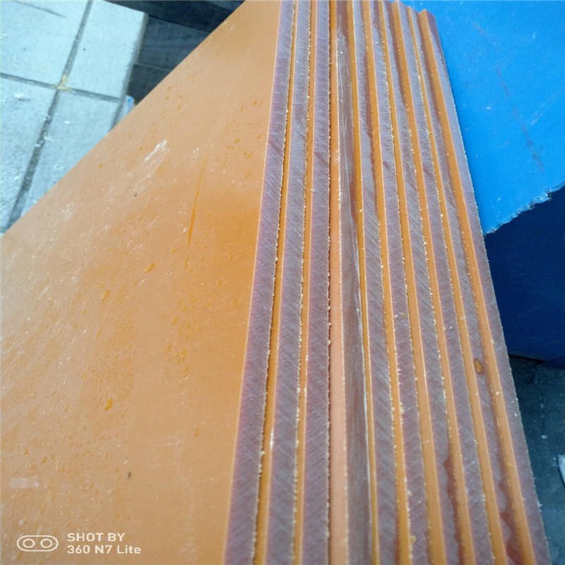 华凯进口台湾耐高温电木板   耐磨橘红色 黑色电木 胶木板 加工雕刻 2mm-100mm
