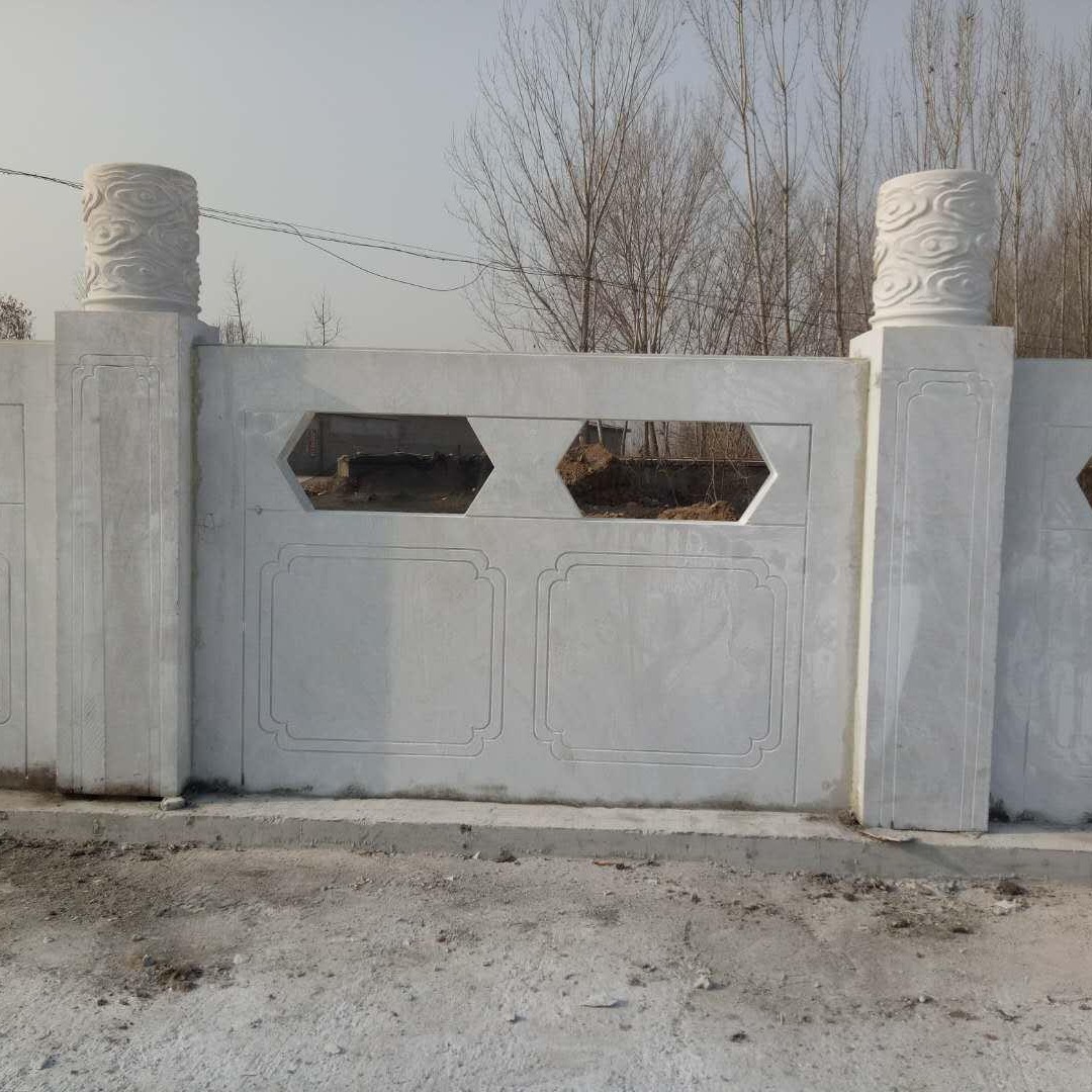 北京园林雕塑、草白玉石栏杆、   河提雪花白石栏杆、  桥梁河提石栏杆