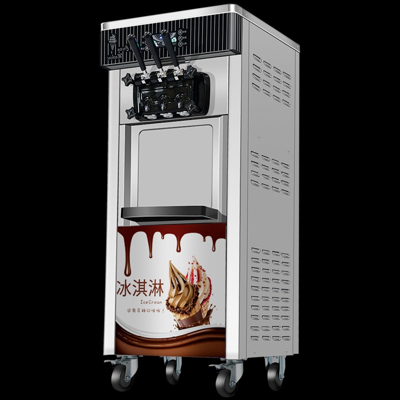 郑州冰激凌机批发 立式全自动冰激凌机 商用超大容量图片