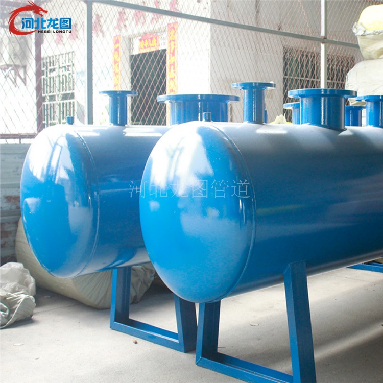 连江县  空调分集水器  不锈钢分集水器 龙图DN125 厂家供应图片